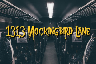 1313 Mockingbird Lane Font for Seasonal Business Branding