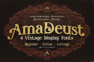 AmaDeust Font Review: Vintage Typography for Campaigns