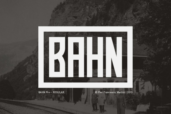 Bahn Pro Font: Retro Branding for Small Business