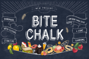 BiteChalk Font: Authentic Texture for Small Business Branding