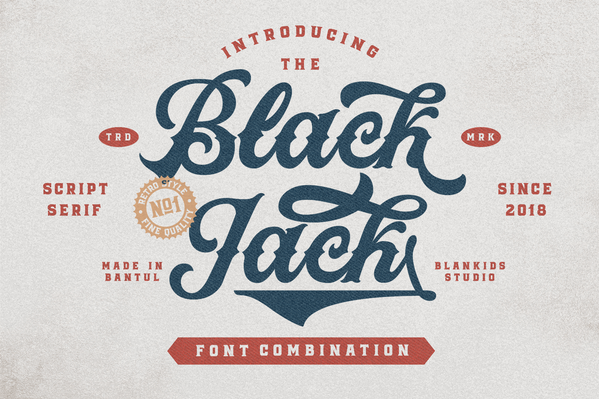 Black Jack Display Font for Vintage Web Design