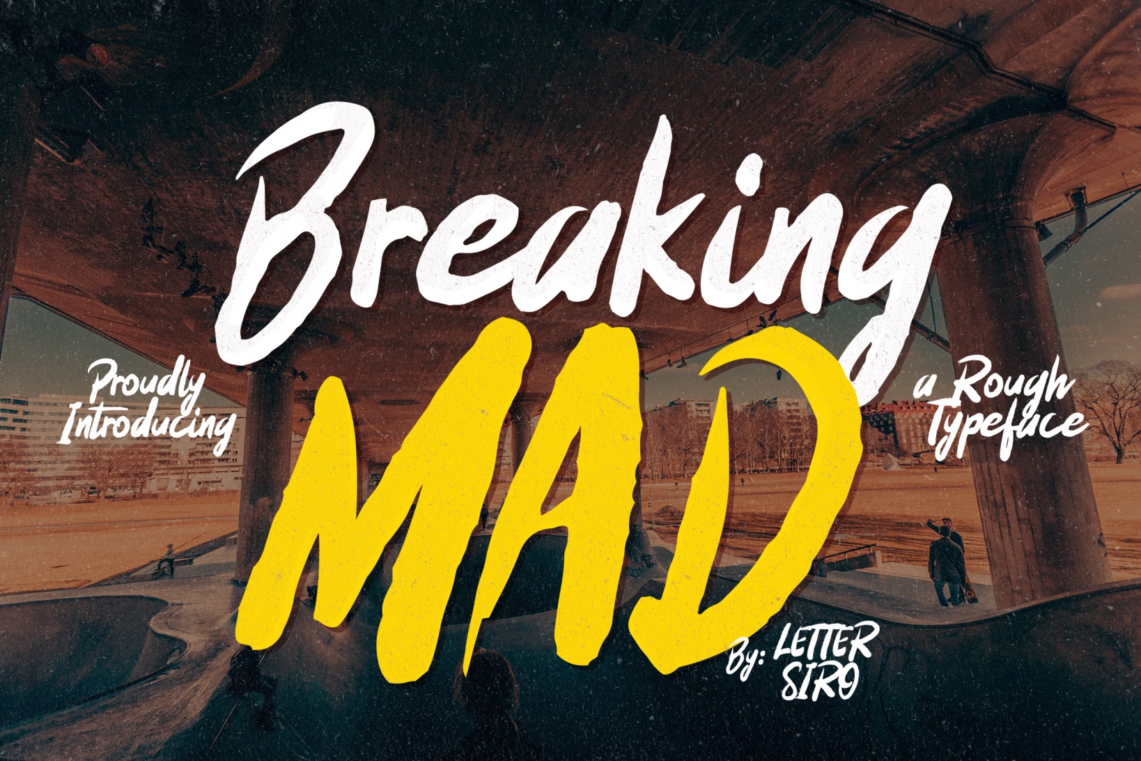 Breaking Mad Font for Organic Editorial Design