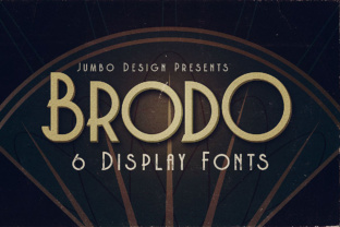 Brodo Font: Art Deco Elegance for Editorial Design