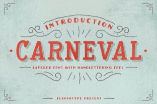Carneval Font: Whimsical Display Typography for Web Design