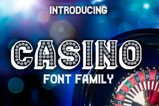 Casino Font: Retro Display Type for Business Branding
