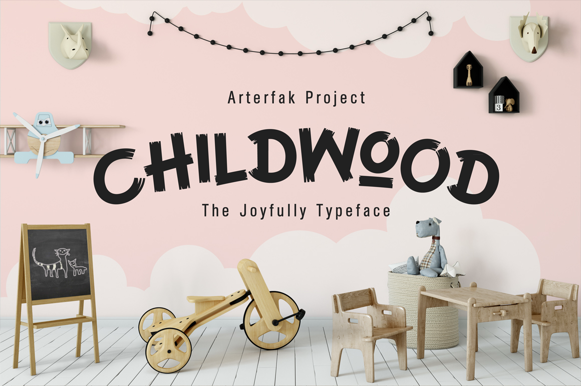 Childwood Font Review for Kids’ Crafts and Labels