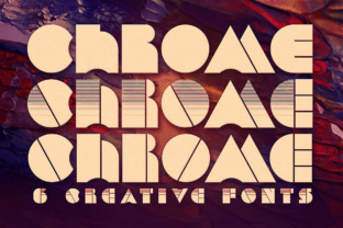 Chrome Font Review: Retro-Futuristic Display Typography