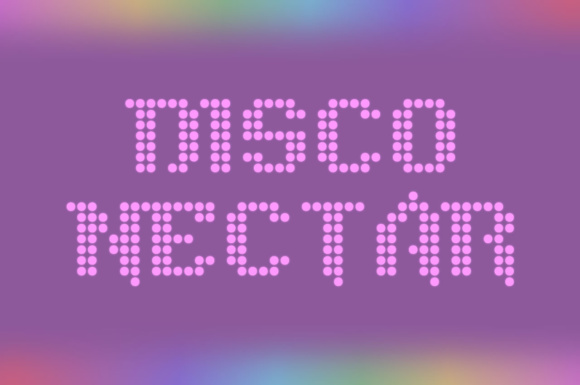Disco Nectar Font: A Groovy Display Typeface for Branding