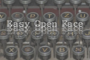 Easy Open Face Font Review for Striking Brand Identity