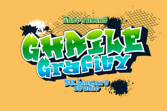 Ghaile Grafiti Font for Editorial Design
