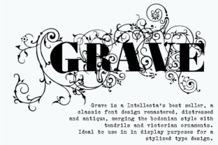 Grave Font Review: Testing a Distressed Victorian Typeface