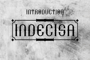 Indecisa Font Review for Vintage Packaging