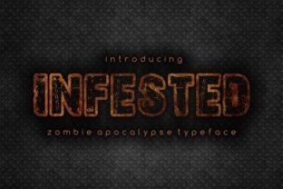 Infested Font: Brutal Display Typography for Viral Campaigns