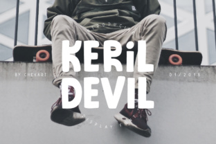 Keril Devil Font: Edgy Display Type for Brand Identity