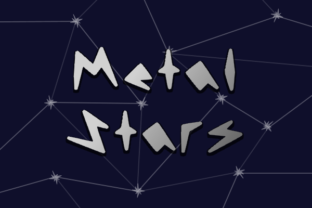 Metal Stars Font: Testing an Angular Display Typeface for Branding