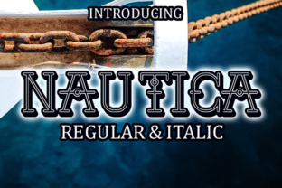 Nautica Font: Elevating Retro Campaign Visuals