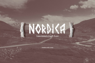 Nordica Font: Runic Display Typeface for Web Design