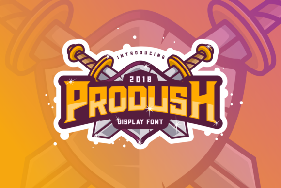 Prodush Font: Bold Display Typography for Campaigns