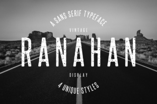 Ranahan Typeface: Vintage Display Fonts for Editorial Design
