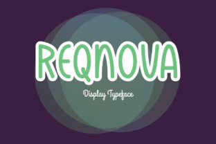 Reqnova Font: A Handcrafted Display Typeface for Branding