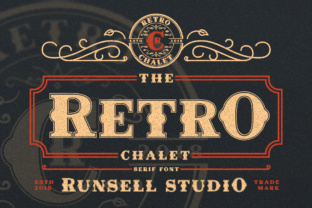 Retro Chalet Font Review for Editorial Design