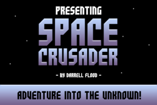 Space Crusader Font for Futuristic Small Business Branding
