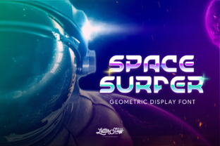 Space Surfer Font for Modern Web Design