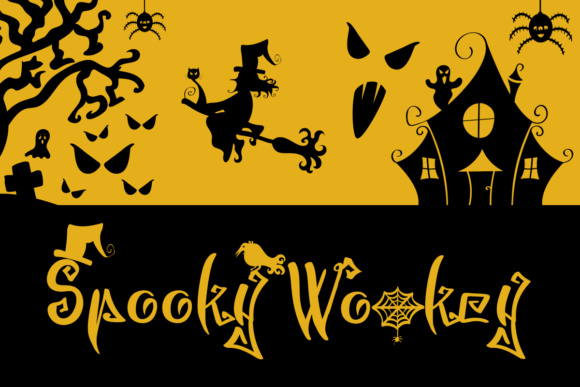 Spooky Wookey Font for Halloween Marketing Campaigns