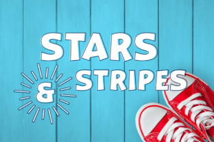 Stars Stripes Font: Fun Display Type for Business Branding