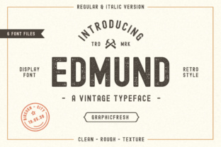 The Edmund Font: Vintage Display Style for Makers