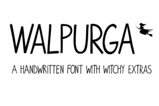 Walpurga Font: Witchy Display Typography for Web Design