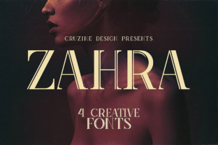 Zahra Font: Modern Grunge Display for Web Design